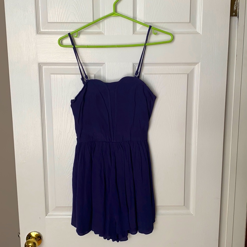 Navy Romper